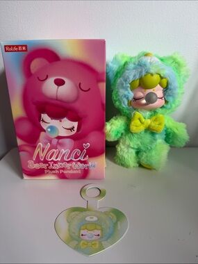 Nanci Bear Inner World - Vitality Plush Keychain - Green